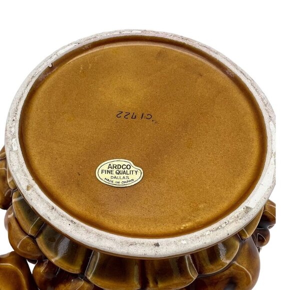 Vintage Ceramic Fruit Basket Cookie Jar Unique Kitchen Decor Collectible Storage - Picture 8 of 12